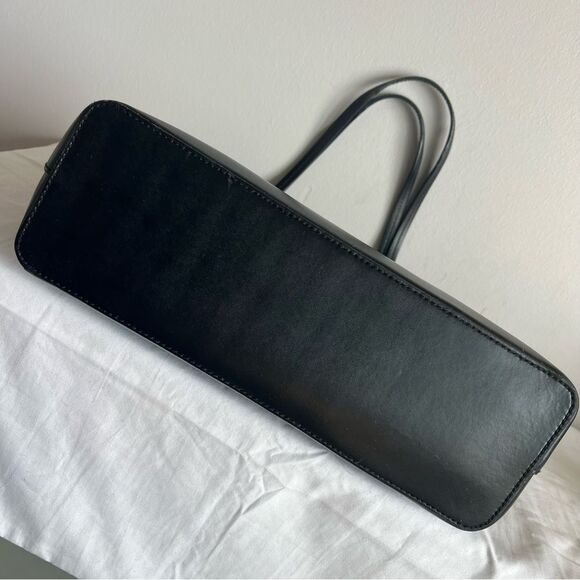 KATE SPADE Black Laptop Work Tote Heart Chain Perfect Cavern Poppy Staci Bag - Picture 10 of 12